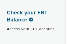 Check Your EBT Balance